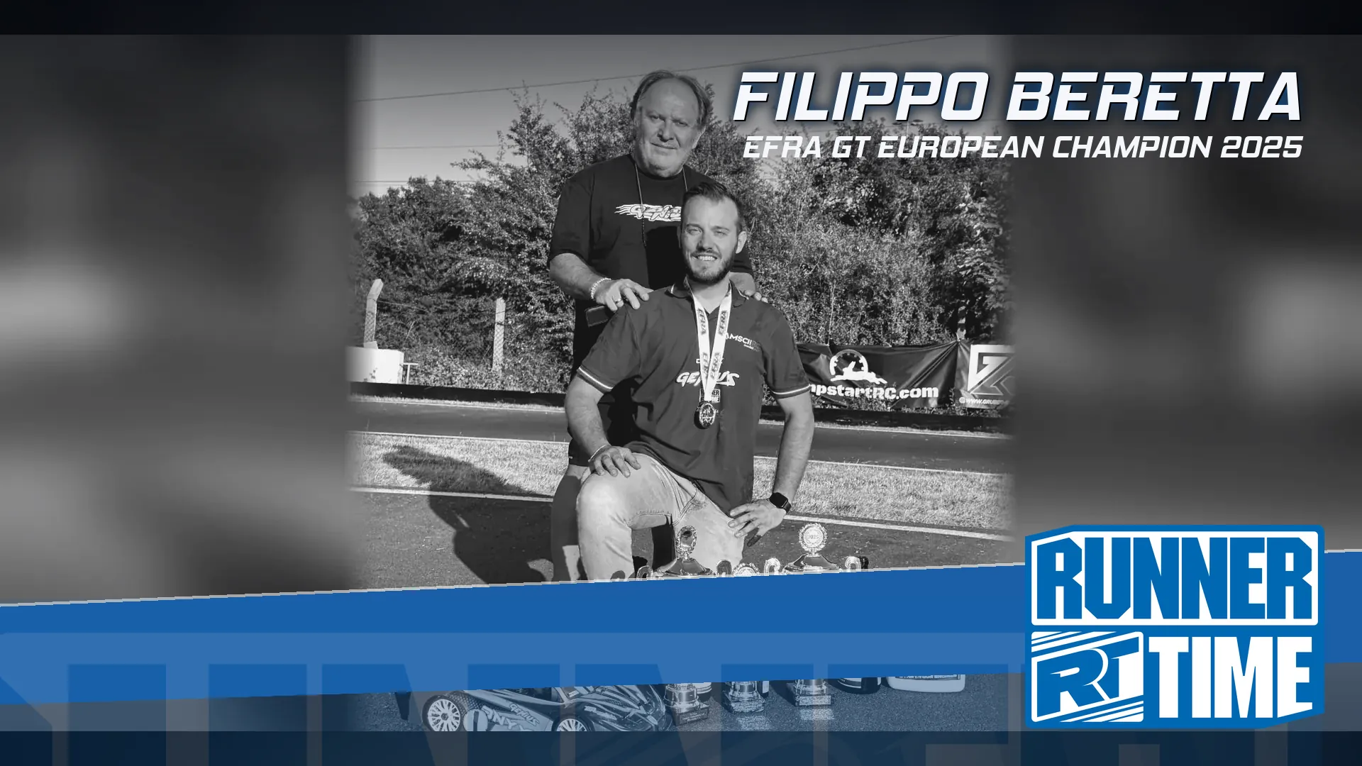 Filippo Beretta, 2025 EFRA European Champion 1:8 GT, with Runner Time fuel