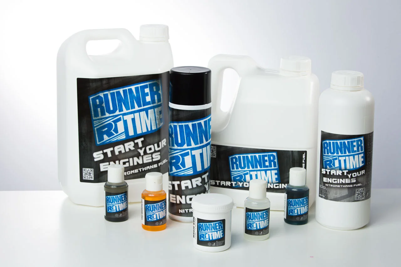 Runner Time racing fuel product range